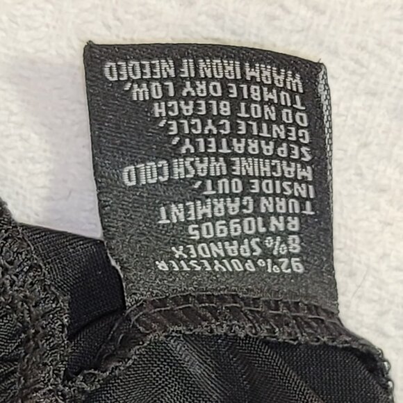 483. Inois Halter Top Silver and Black Sz M - Picture 8 of 8